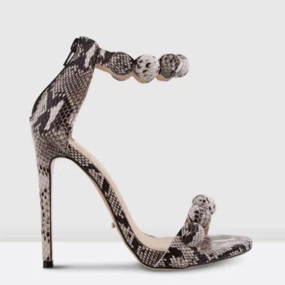 Tony Bianco Snake Print Sandals